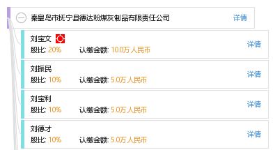 秦皇島市撫寧縣德達粉煤灰制品有限責任公司工商與經營信息概覽