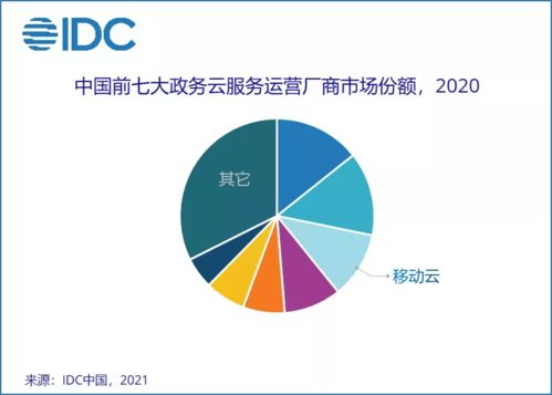 移動云躋身中國政務云市場前三，IDC報告揭示市場格局新變化
